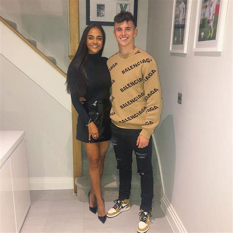 Mason Mount and girlfriend Chloe Wealleans